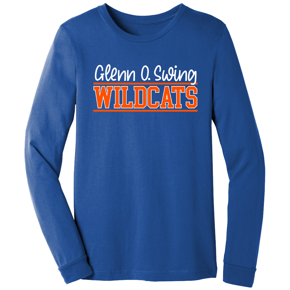 Glenn O Swing Wildcats Block Logo - Cincy Shirts