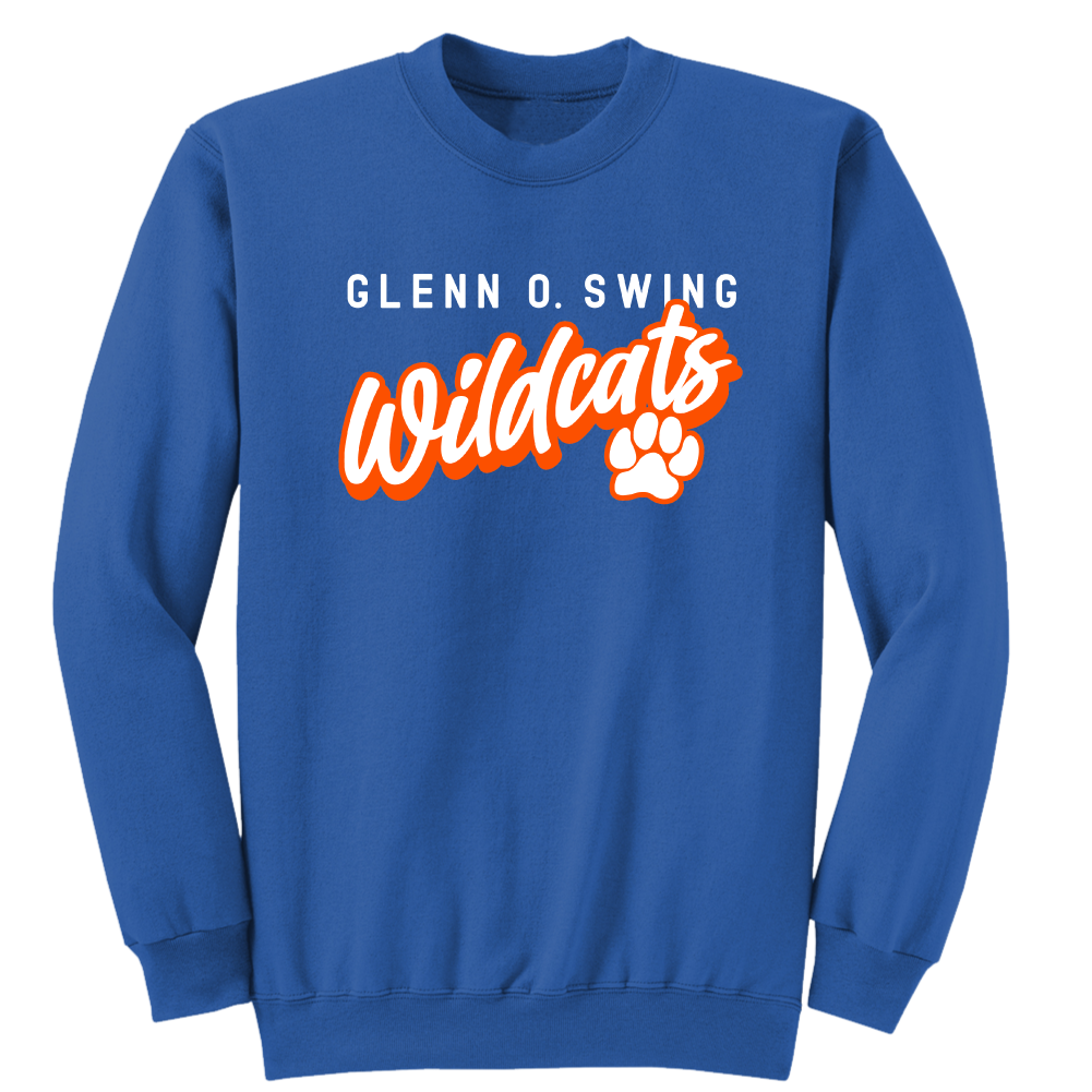 Glenn O Swing Wildcats Script Logo - Cincy Shirts