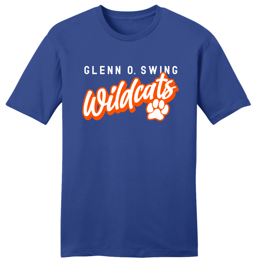 Glenn O Swing Wildcats Script Logo - Cincy Shirts