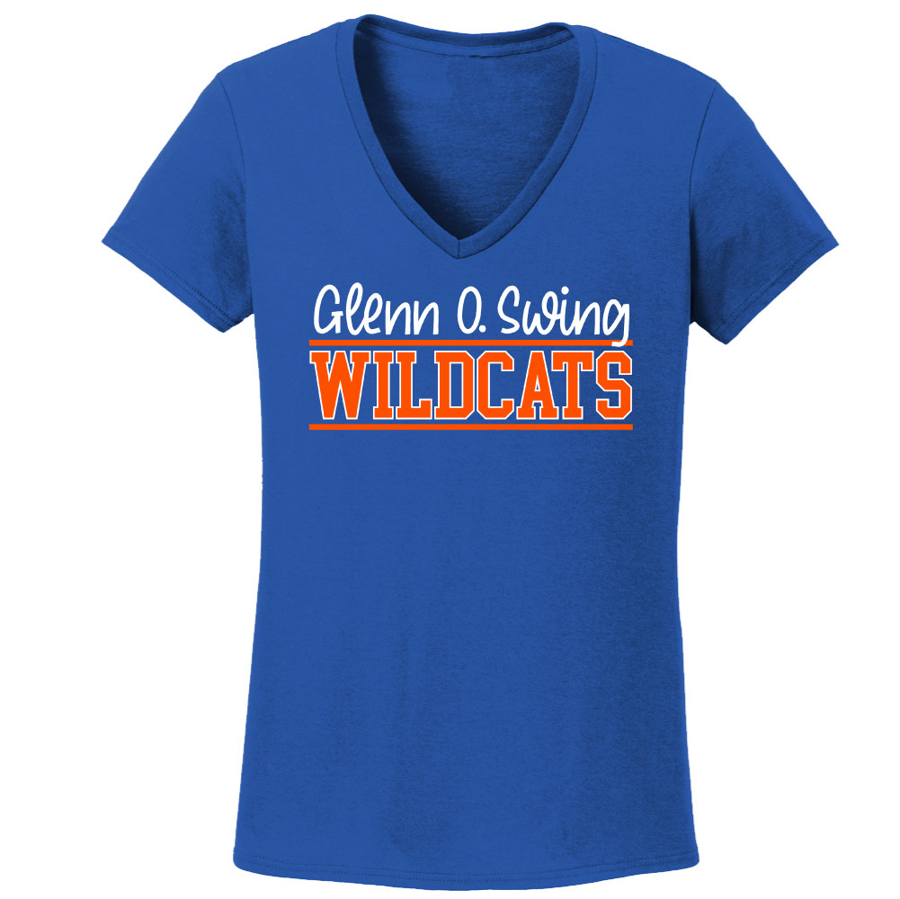 Glenn O Swing Wildcats Block Logo - Cincy Shirts