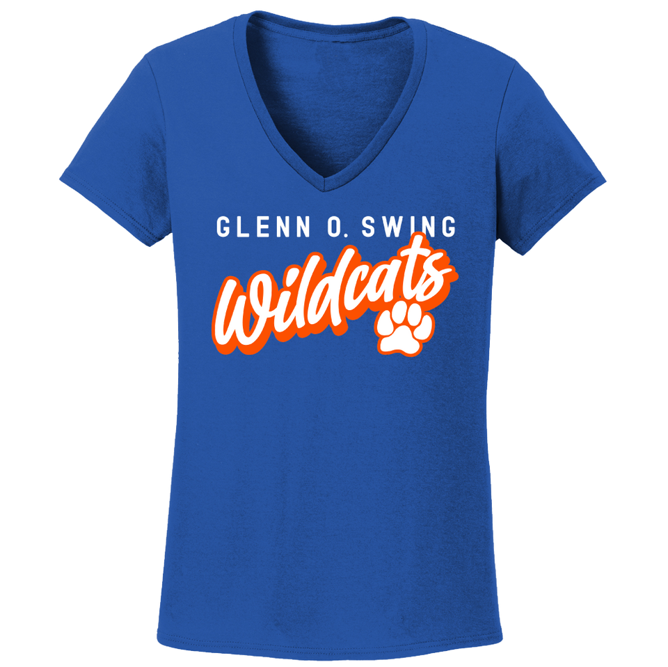 Glenn O Swing Wildcats Script Logo - Cincy Shirts