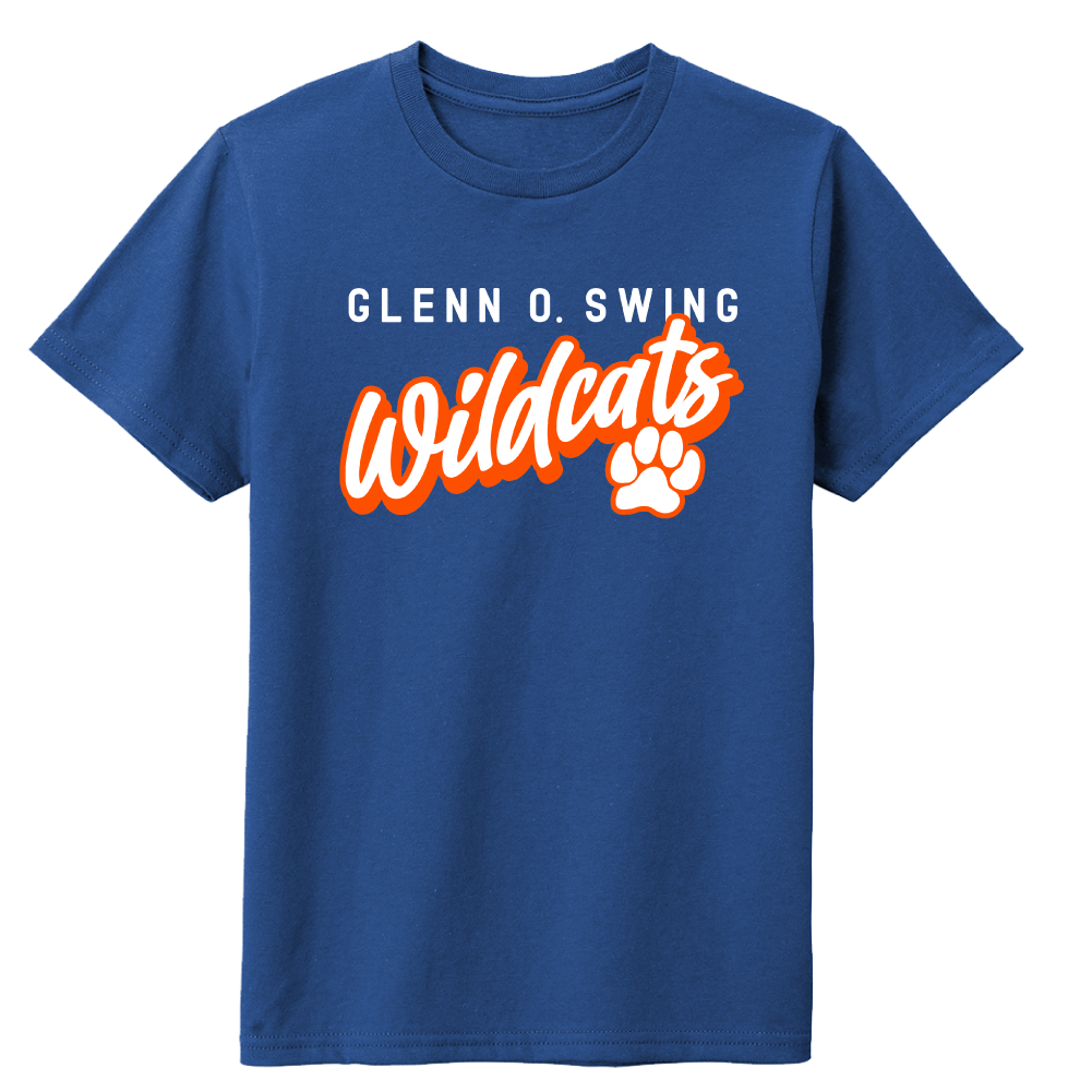 Glenn O Swing Wildcats Script Logo - Cincy Shirts