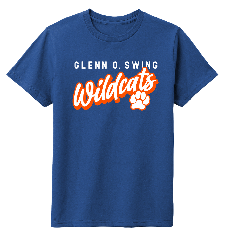 Glenn O Swing Wildcats Script Logo - Cincy Shirts