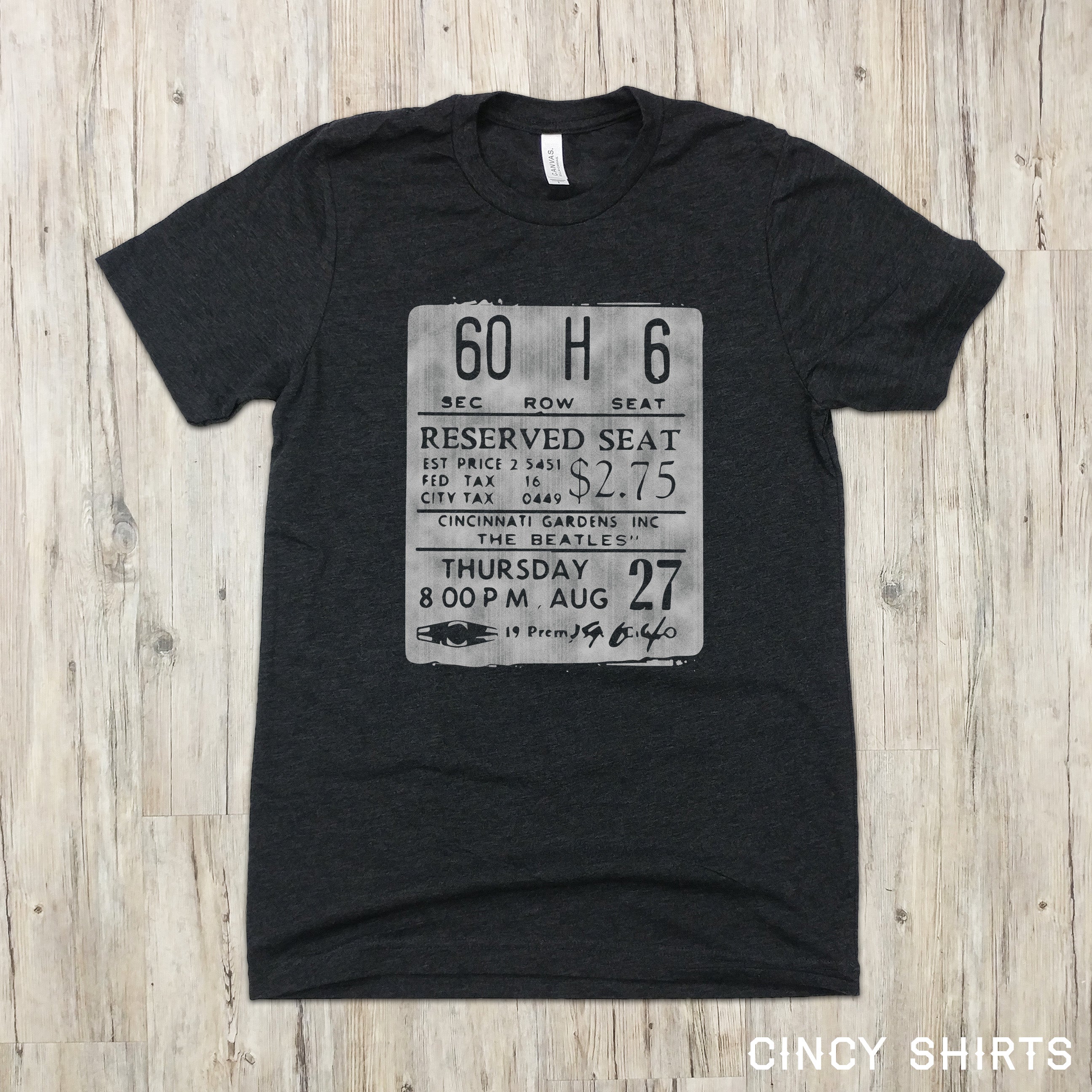 The Cincinnati Gardens Ticket Stub - Cincy Shirts