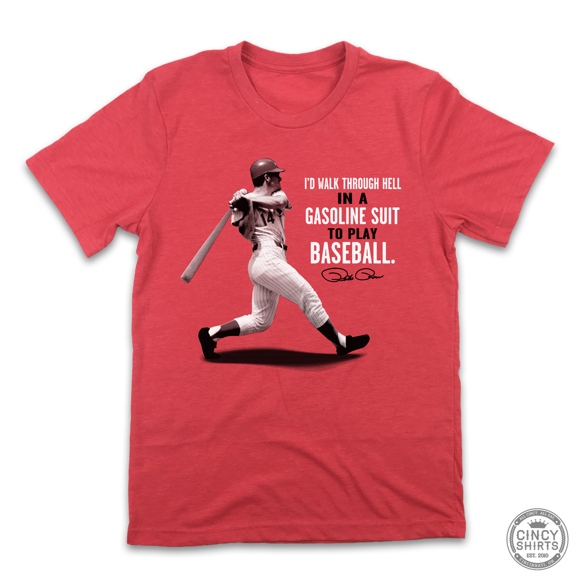 Baseball - MLBPA, Johnny Bench, Pete Rose, Cincy Shirts