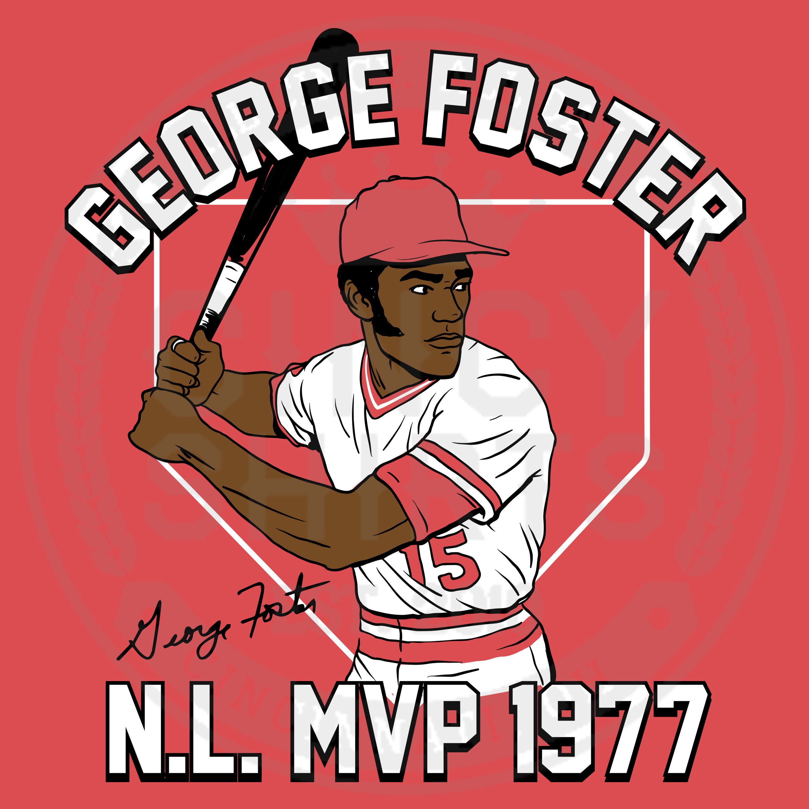 George Foster MVP | Cincinnati Baseball Apparel | Cincy Shirts