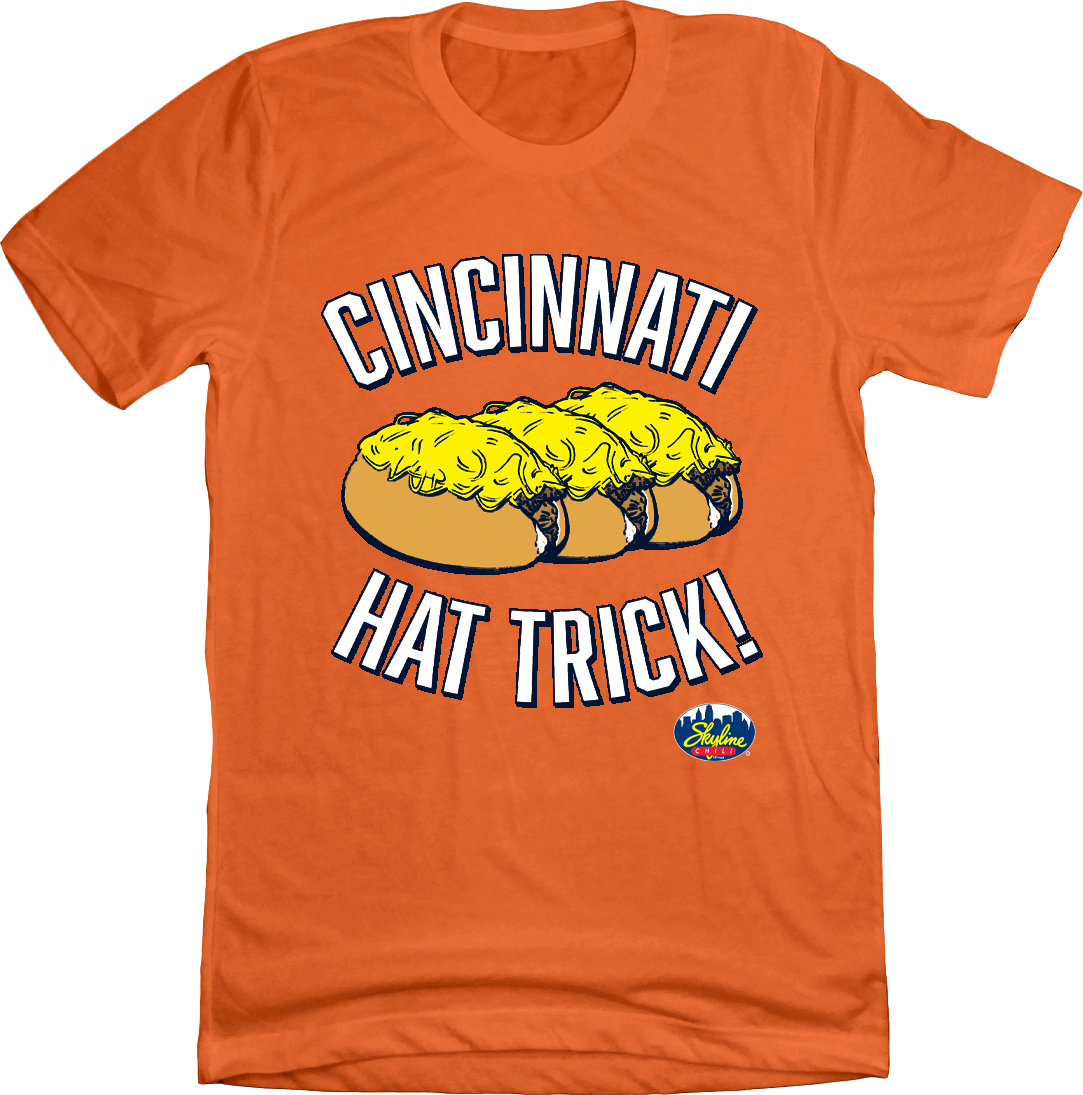 Skyline Chili Hat Trick orange T-shirt