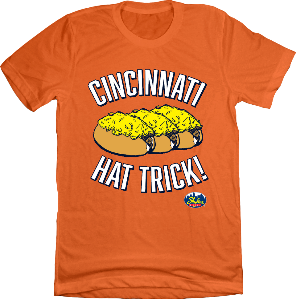 Skyline Chili Hat Trick orange T-shirt