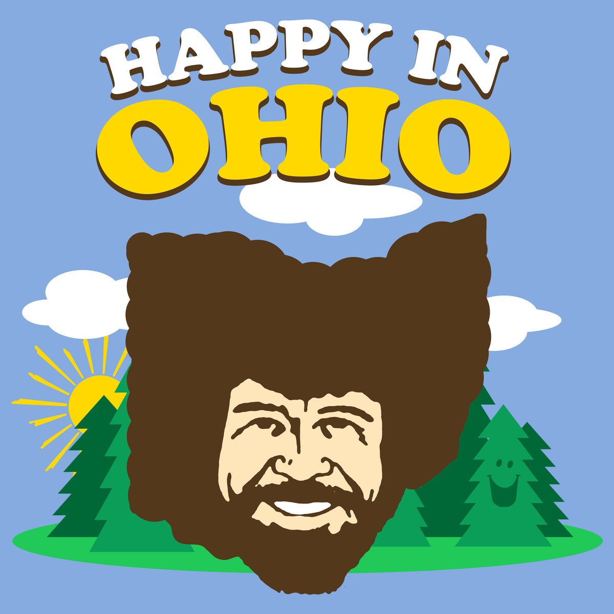 Happy In Ohio | State Parody Apparel | Cincy Shirts