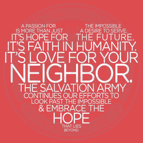 Salvation Army Heart - Cincy Shirts