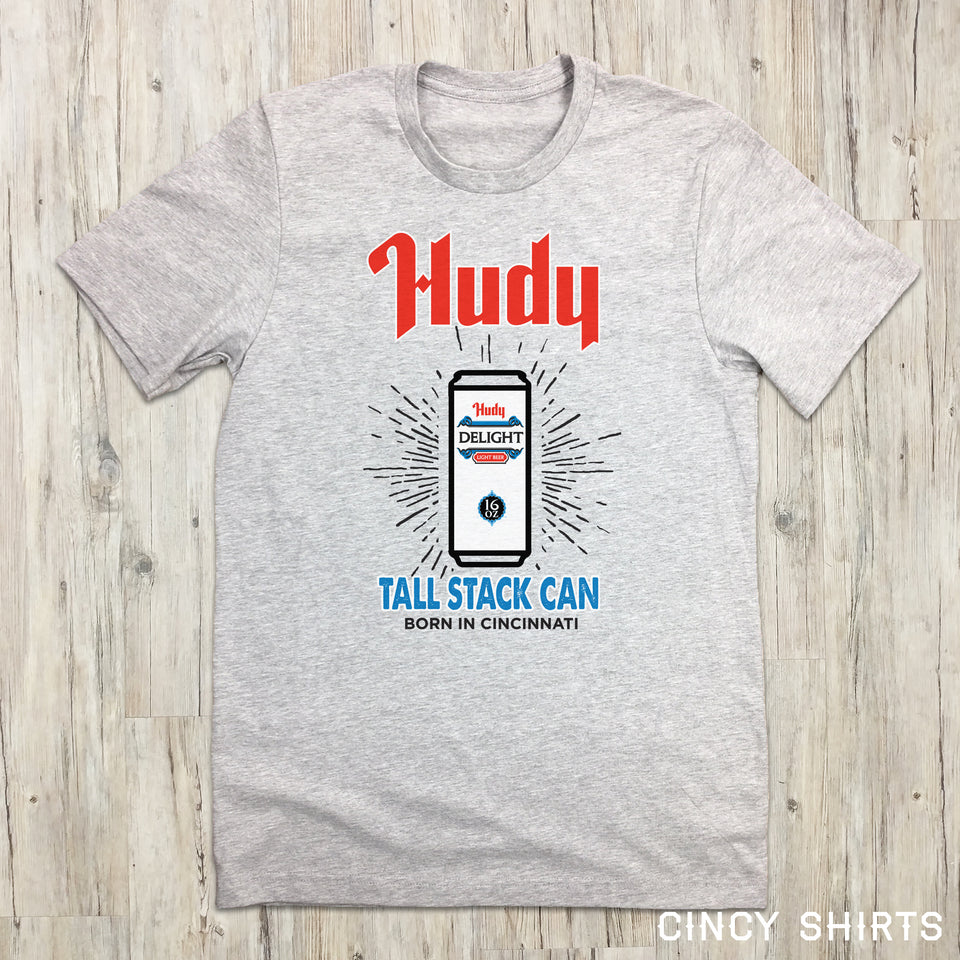 Hudy Tall Stack Cans - Cincy Shirts