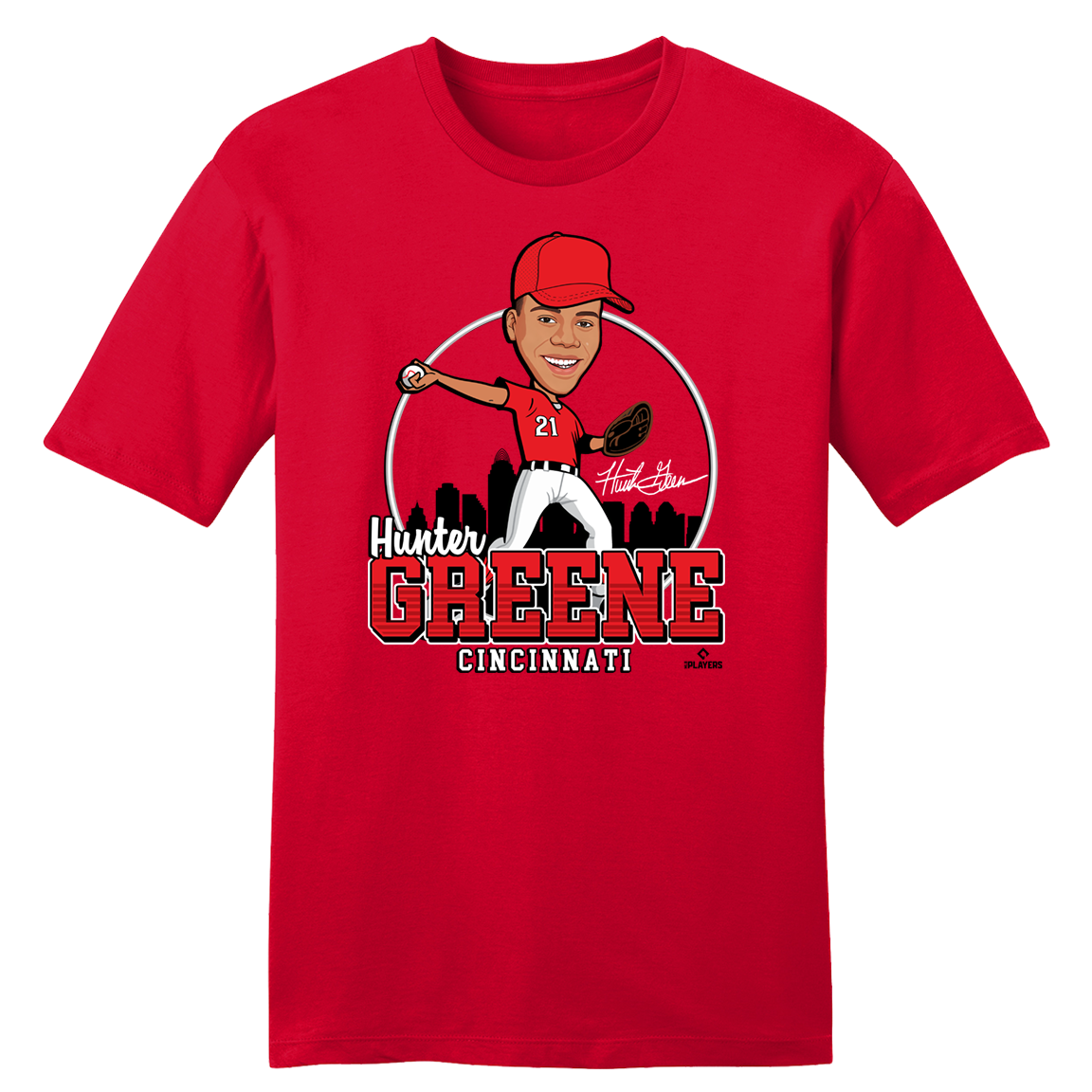 Greene MLBPA Tee Red
