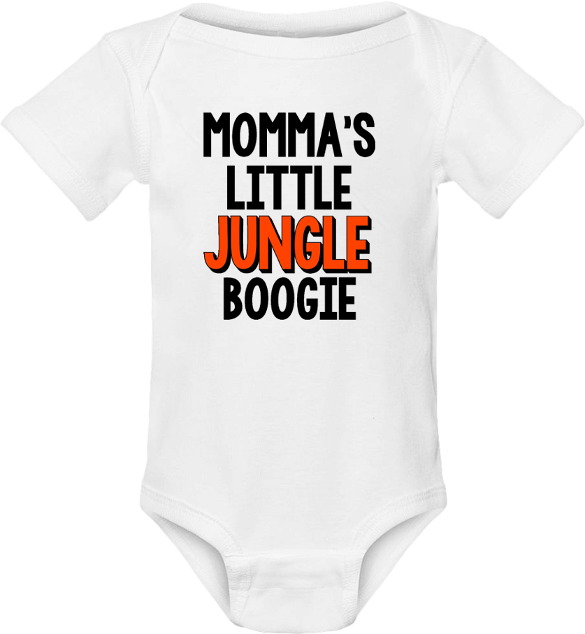 Momma's Little Jungle Boogie onesie
