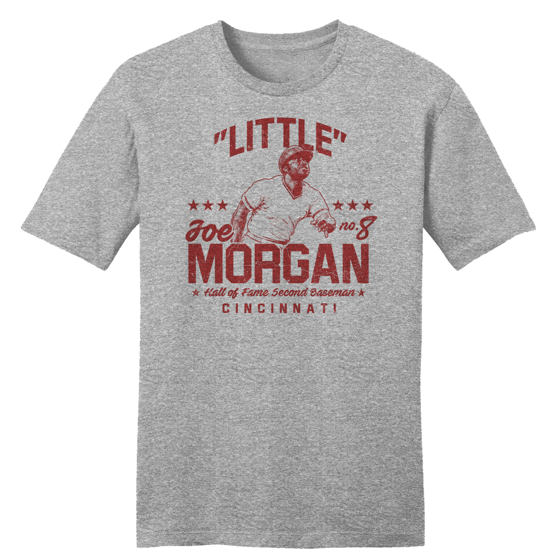 "Little" Joe Morgan - Hall of Fame Second Baseman - Cincy Shirts