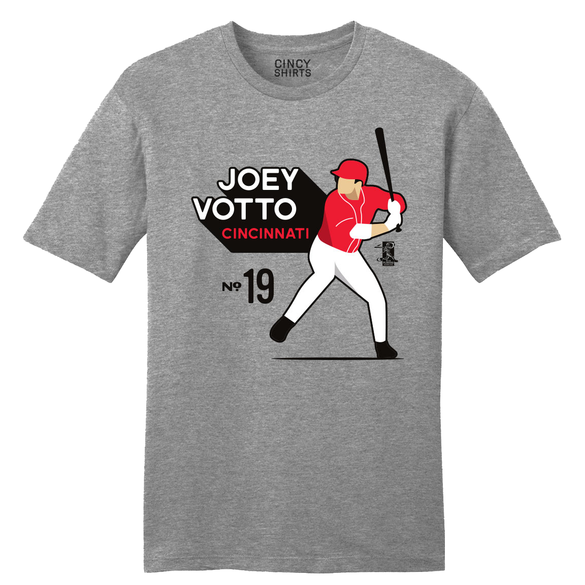 Joey votto All-Star mlbpa Designer Tee | Baseball Gear | Cincy Shrts Unisex T-Shirt / Black / 2x