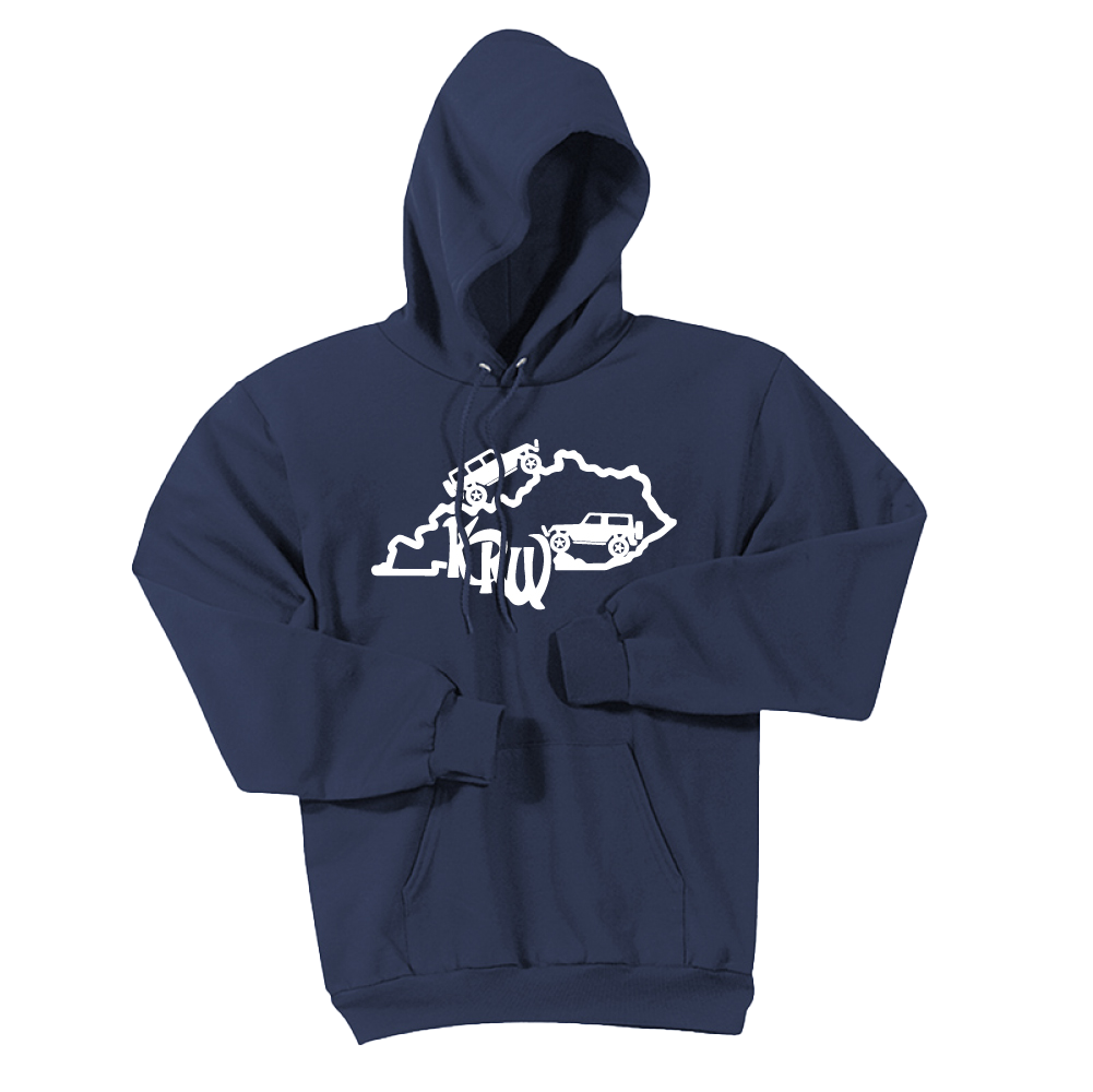 Kentucky Rebel Wranglers White Logo Sweatshirts - Cincy Shirts