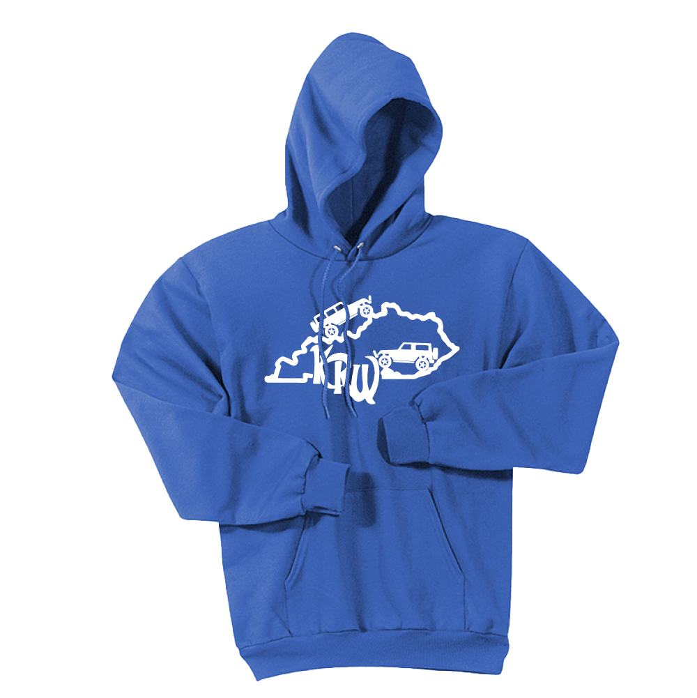 Kentucky Rebel Wranglers White Logo Sweatshirts - Cincy Shirts