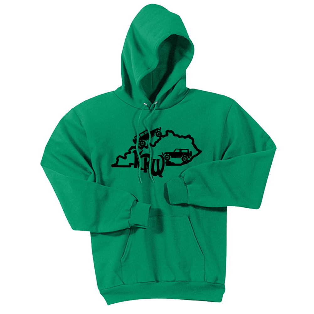 Kentucky Rebel Wranglers Black Logo Sweatshirts - Cincy Shirts