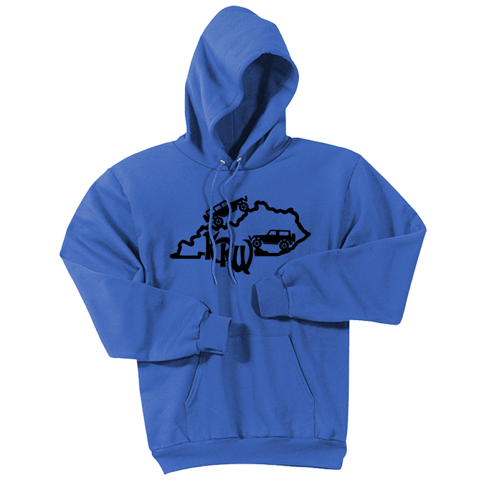 Kentucky Rebel Wranglers Black Logo Sweatshirts - Cincy Shirts