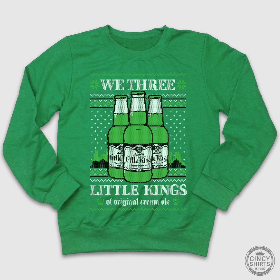 We Three Little Kings Ugly Christmas Sweatshirt - Cincy Shirts