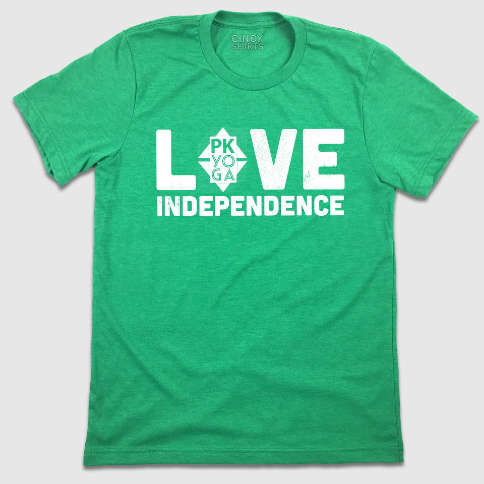 Love Independence - PK Yoga - Cincy Shirts