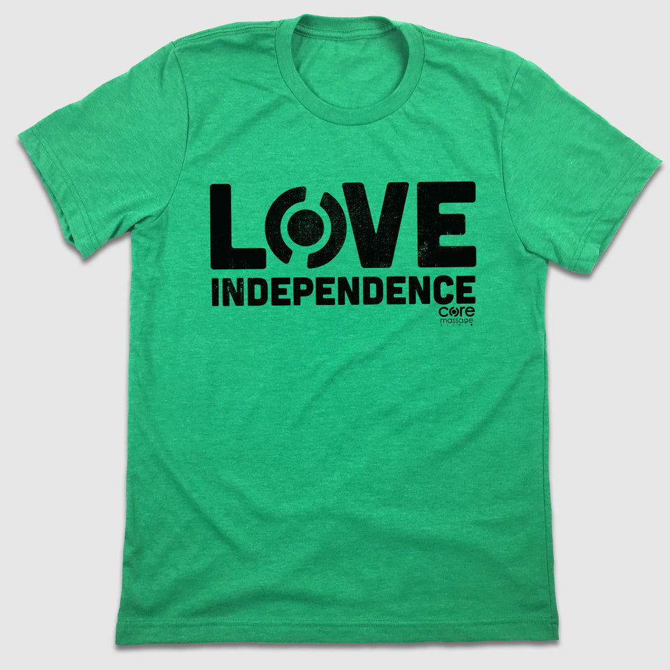 Love Independence - Core Massage Studio - Cincy Shirts