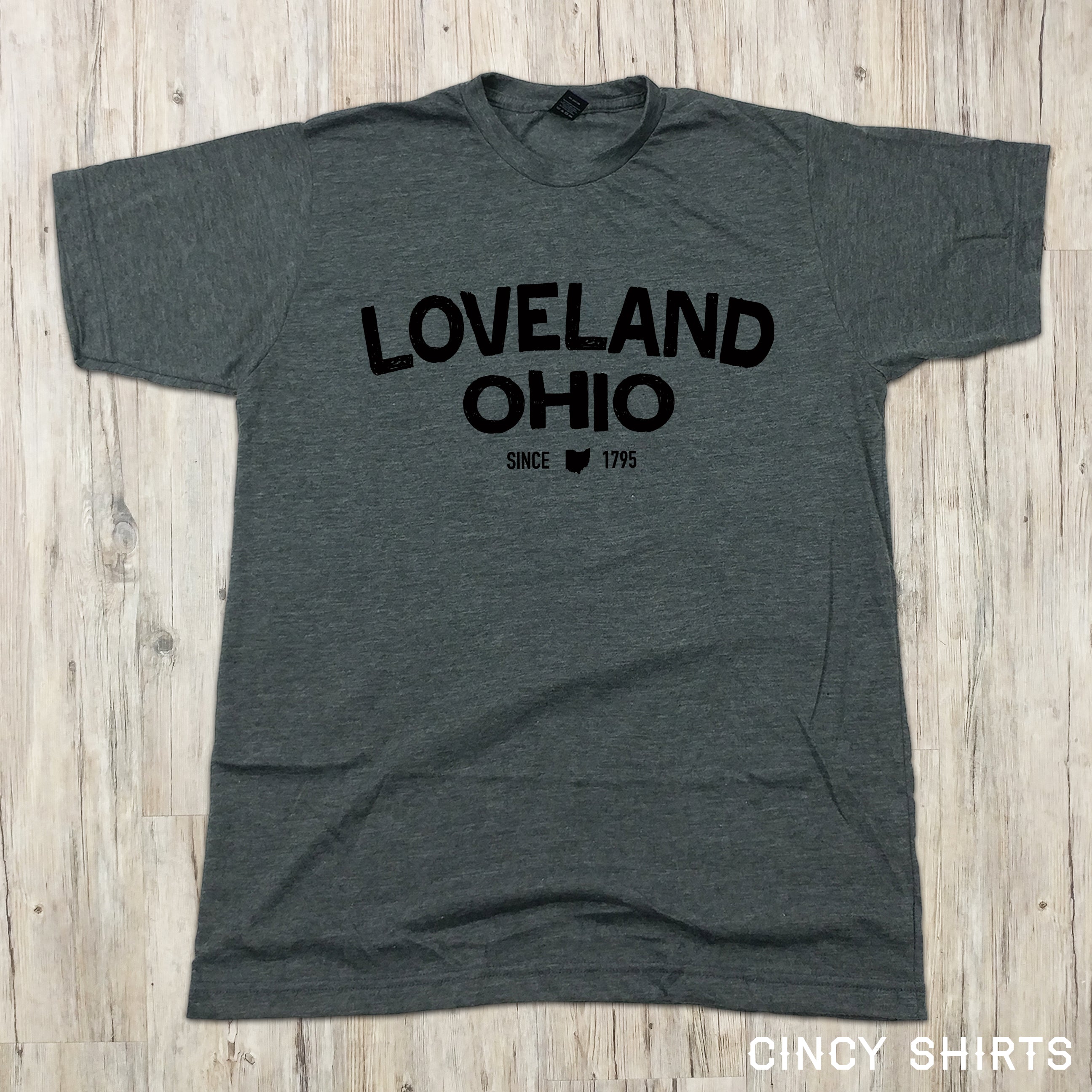 Loveland Ohio Curved Type - Youth - Cincy Shirts