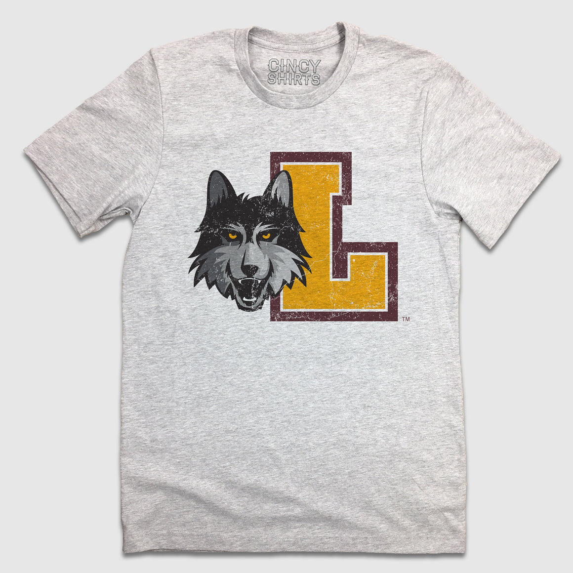 Loyola Ramblers Distressed "L" Logo - Cincy Shirts