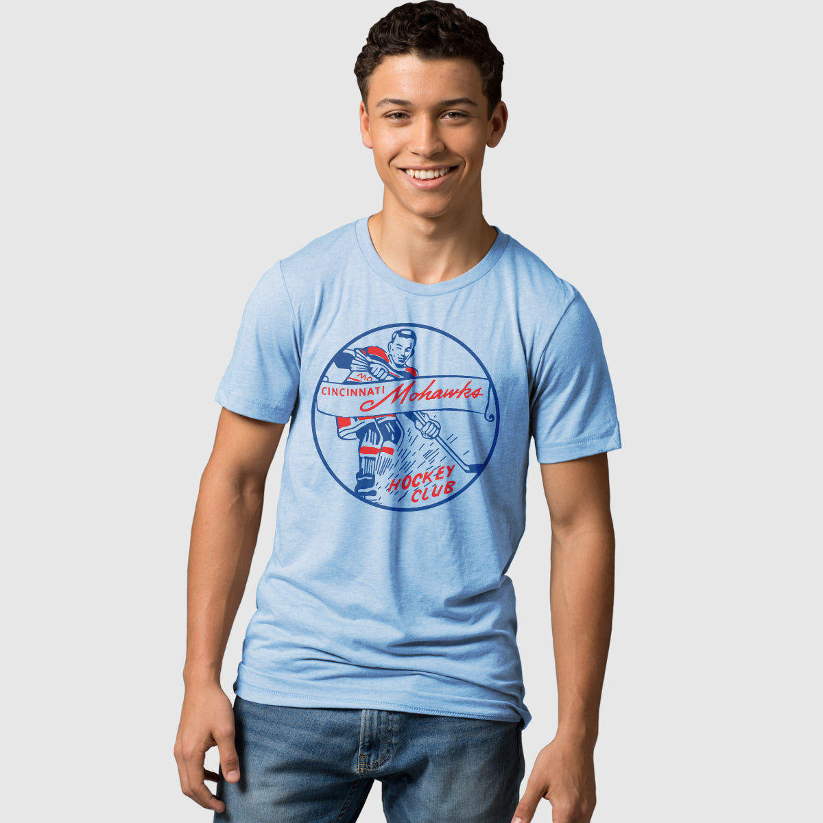 Vintage Cincinnati Mohawks Logo - Cincy Shirts
