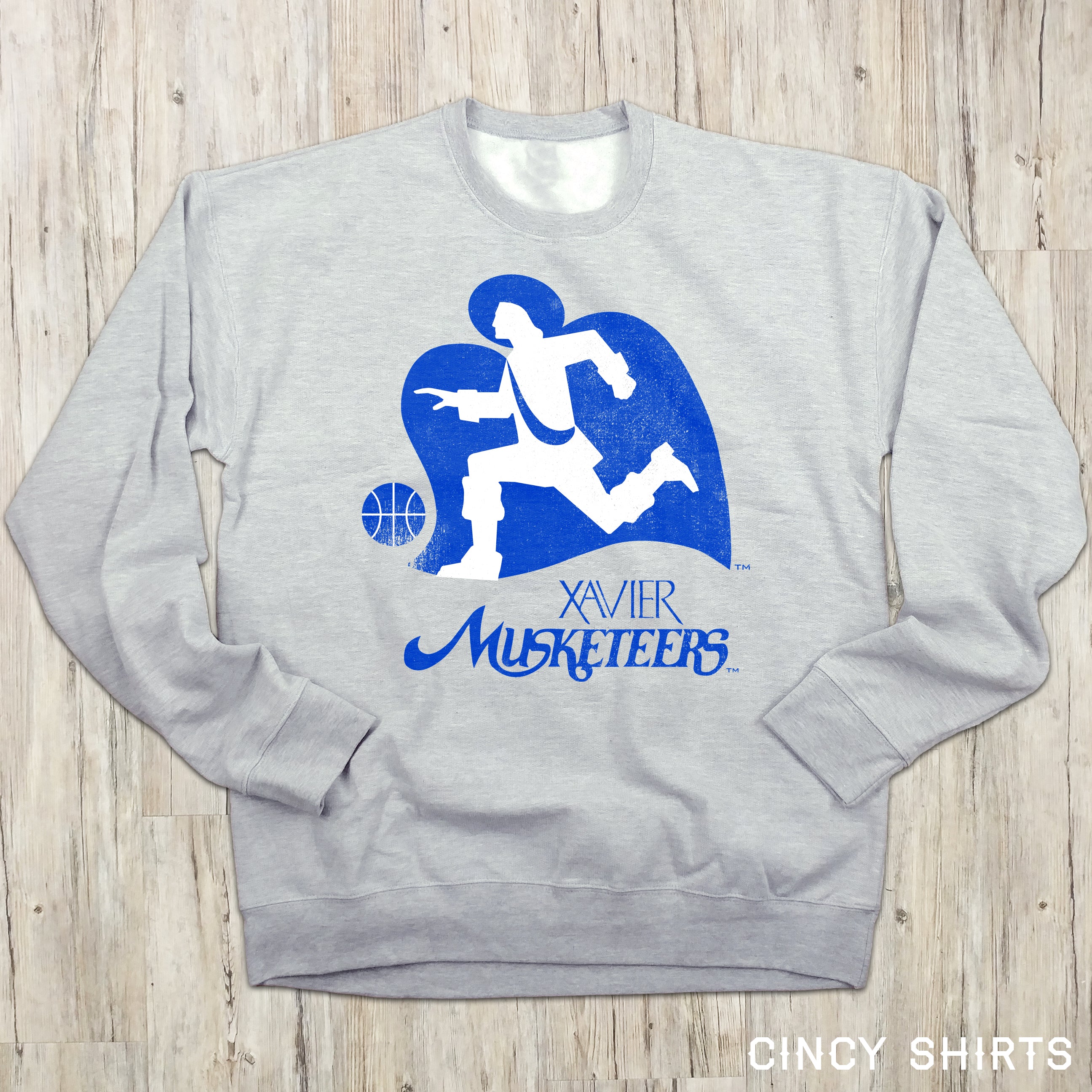 Xavier Musketeers Vintage Logo - Cincy Shirts