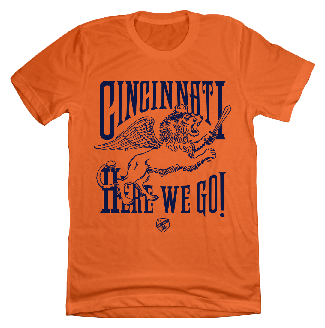 Loren Long FC Cincinnati Here We Go Lion - Cincy Shirts