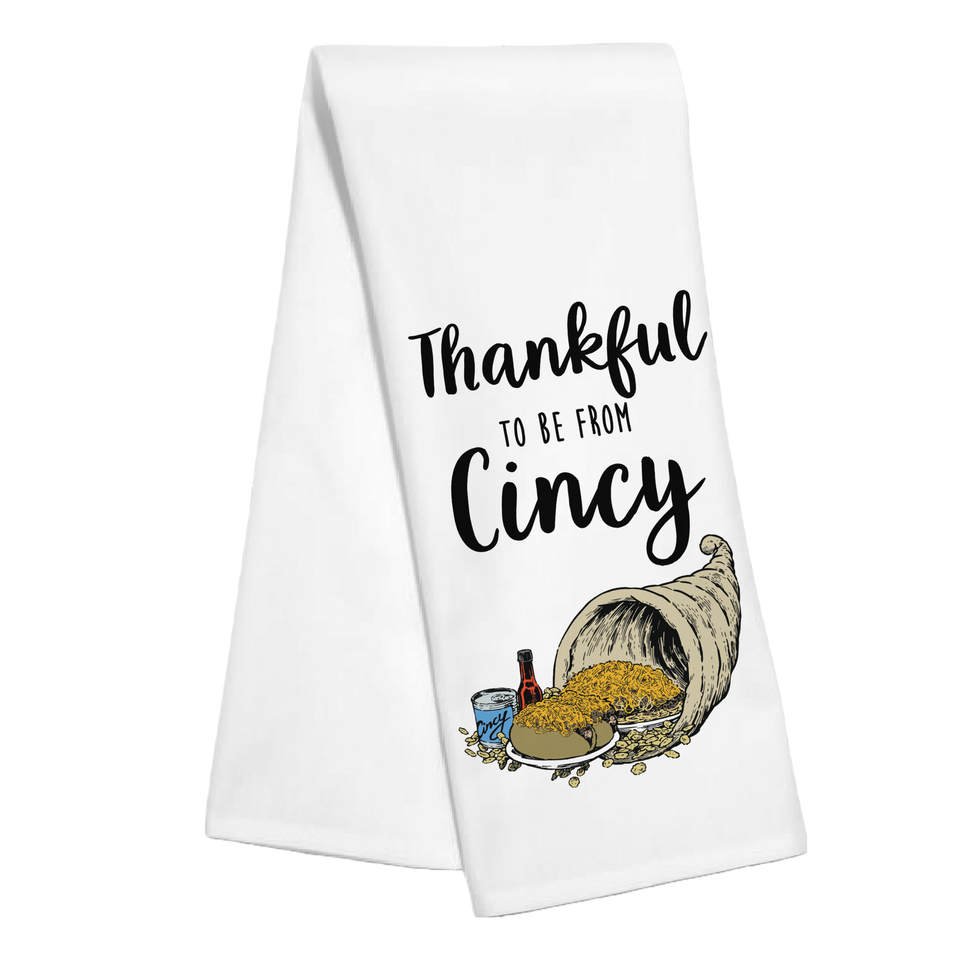 Cincinnati Tea Towel - Cincy Shirts