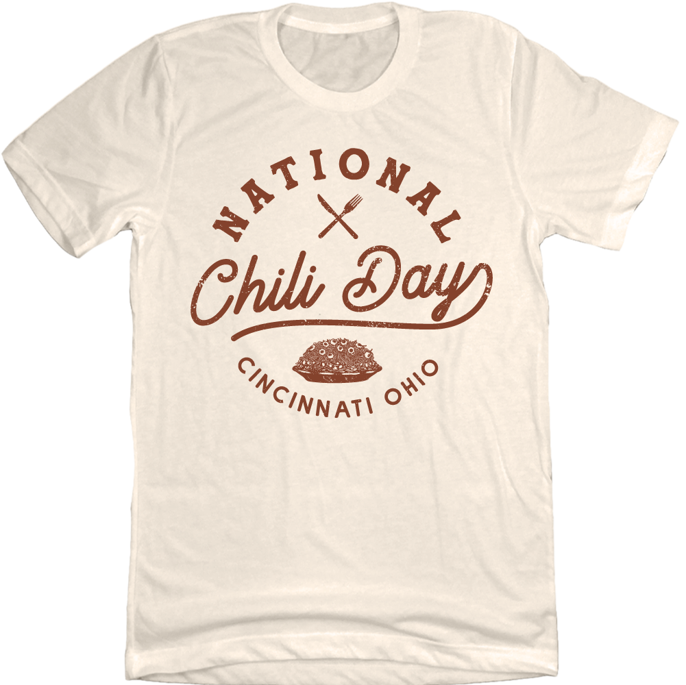 National Chili Day Script in Circle - Cincy Shirts