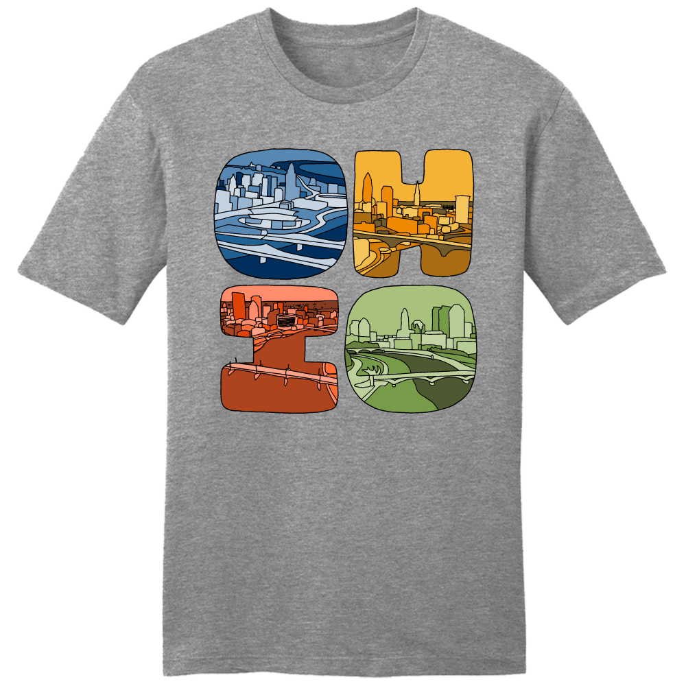 Ohio Cities T-shirt