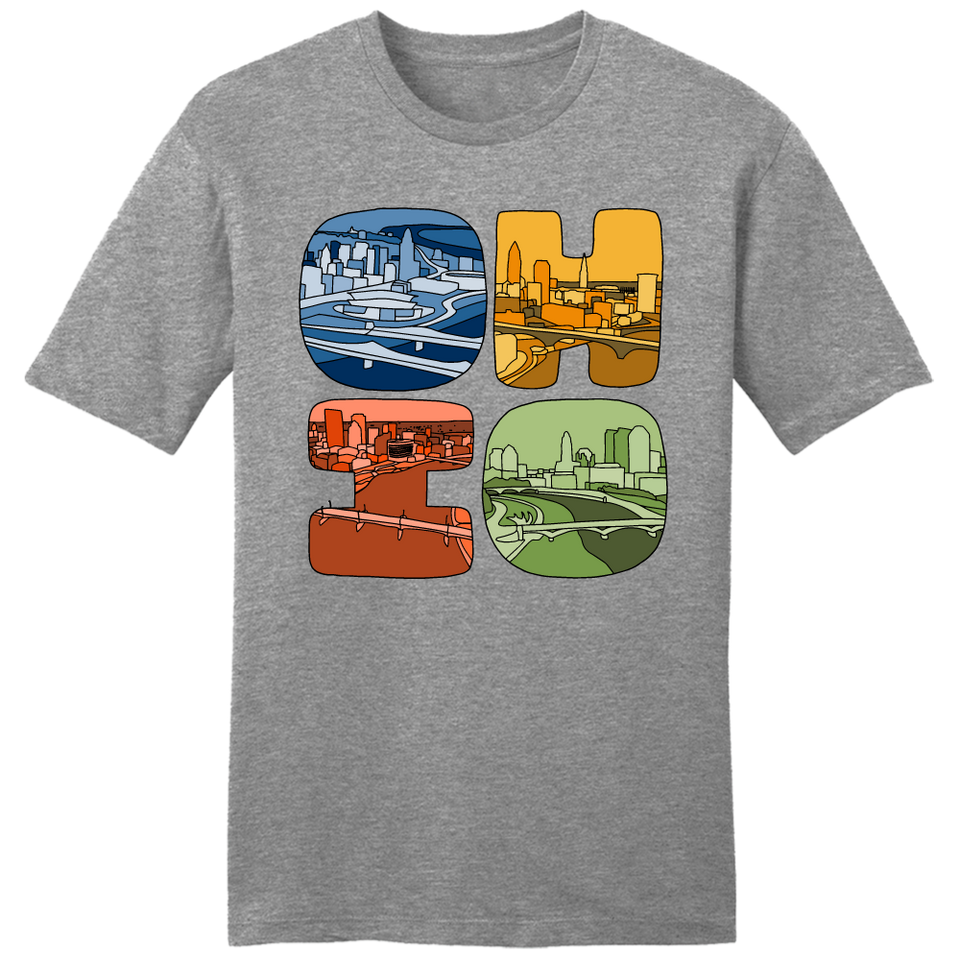 Ohio Cities T-shirt