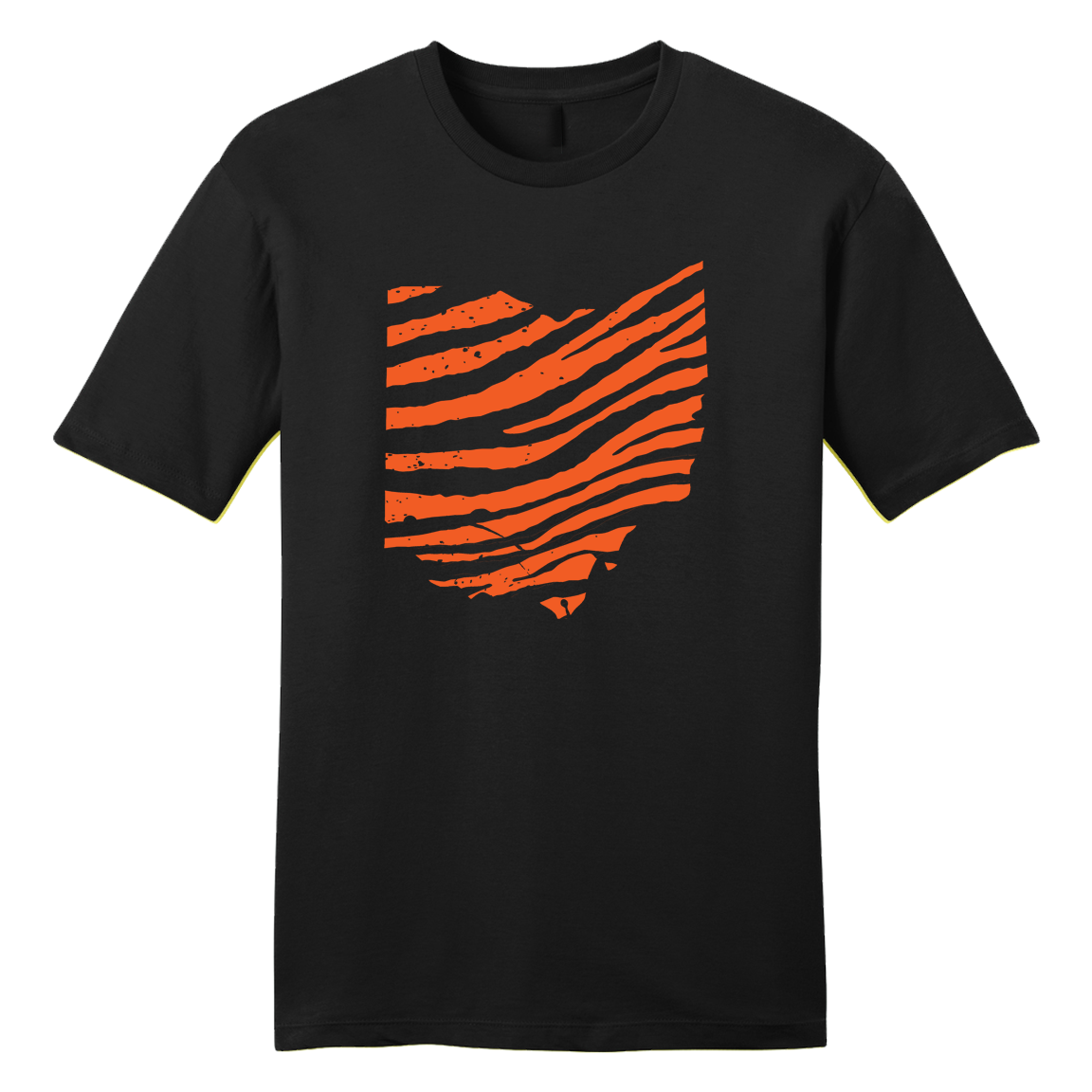 Tiger Stripe Ohio Black - Cincy Shirts