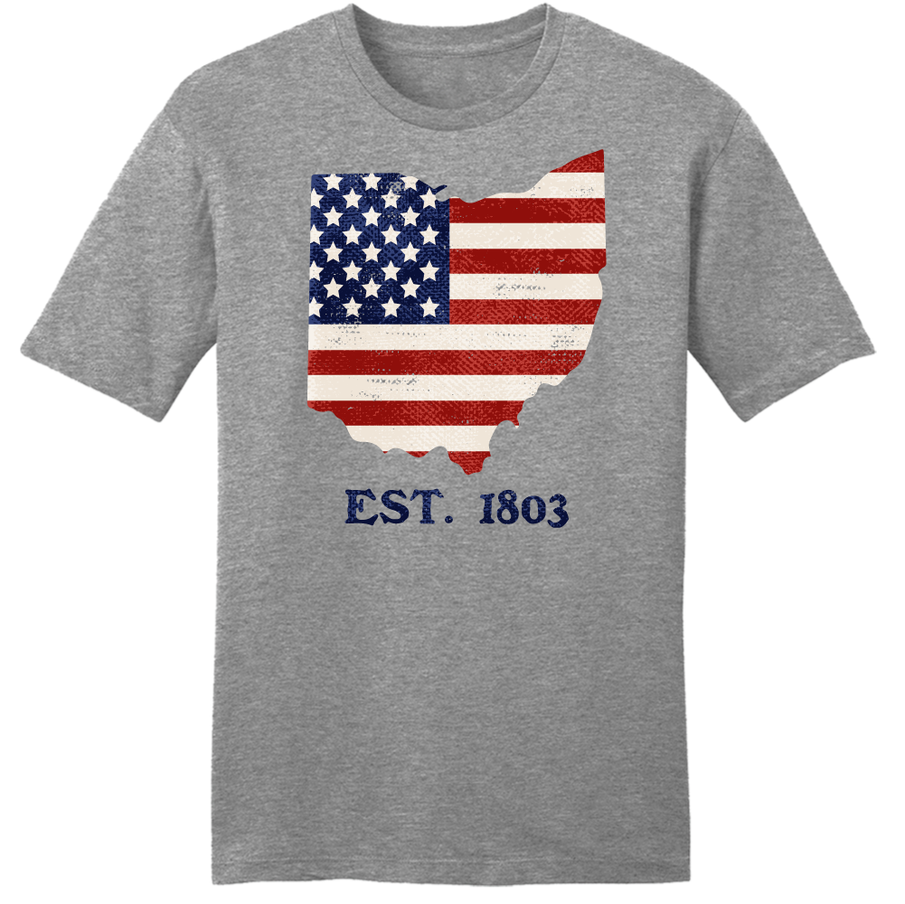 Ohio American Flag - Cincy Shirts