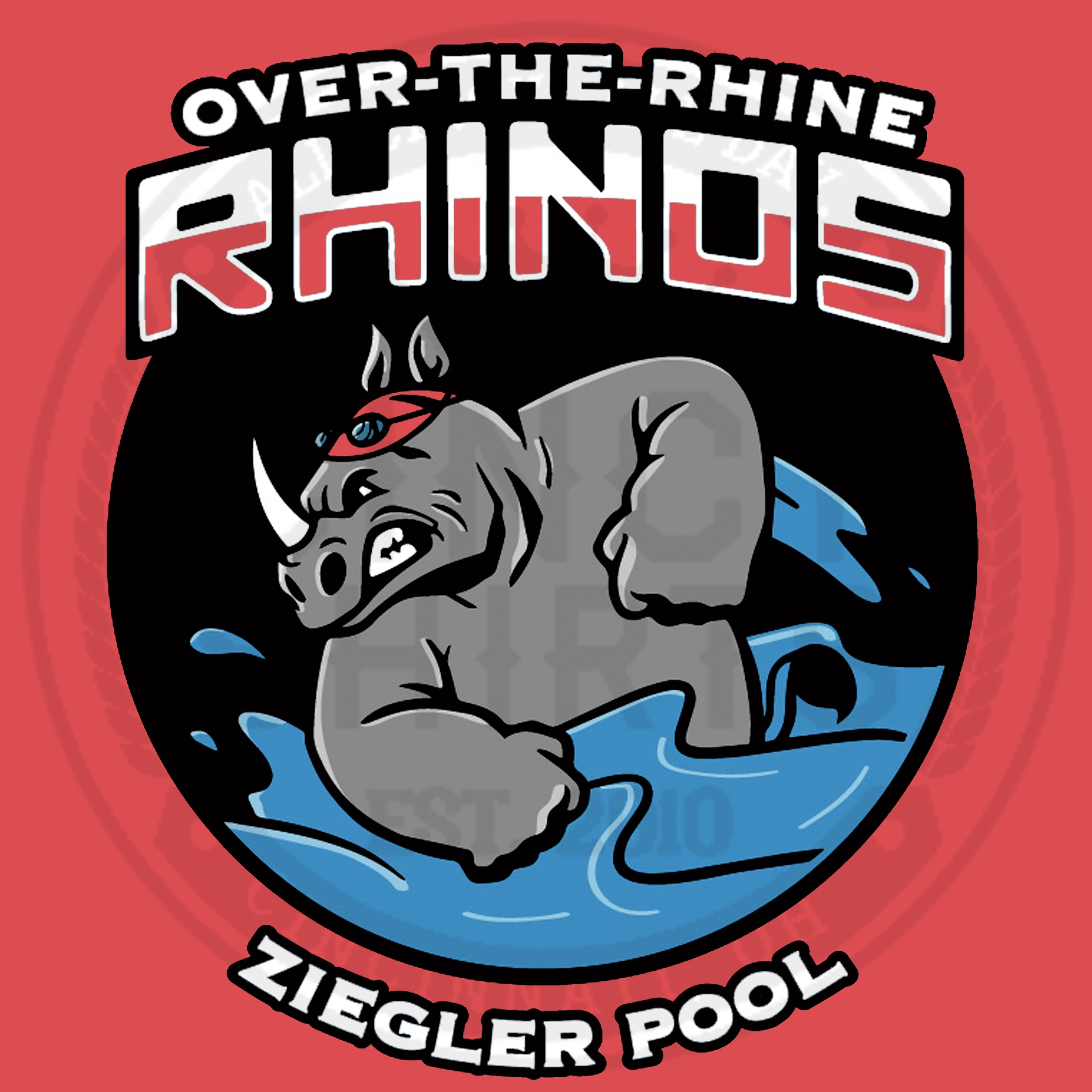 Over-The-Rhine Rhinos - Ziegler Park Swim Team - Cincy Shirts