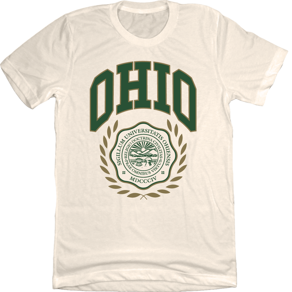 Ohio University Ohio Preppy Traditional White T-shirt Cincy Shirts