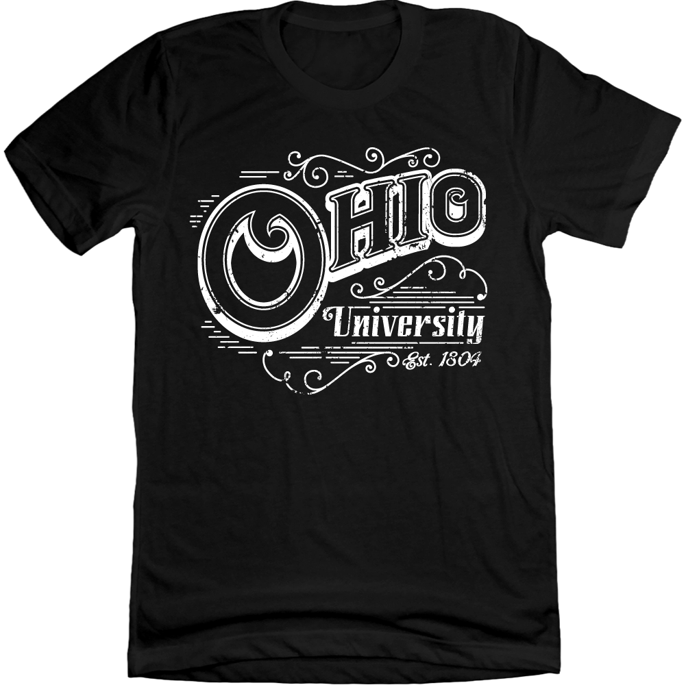 Ohio University Vintage Black T-shirt Cincy Shirts