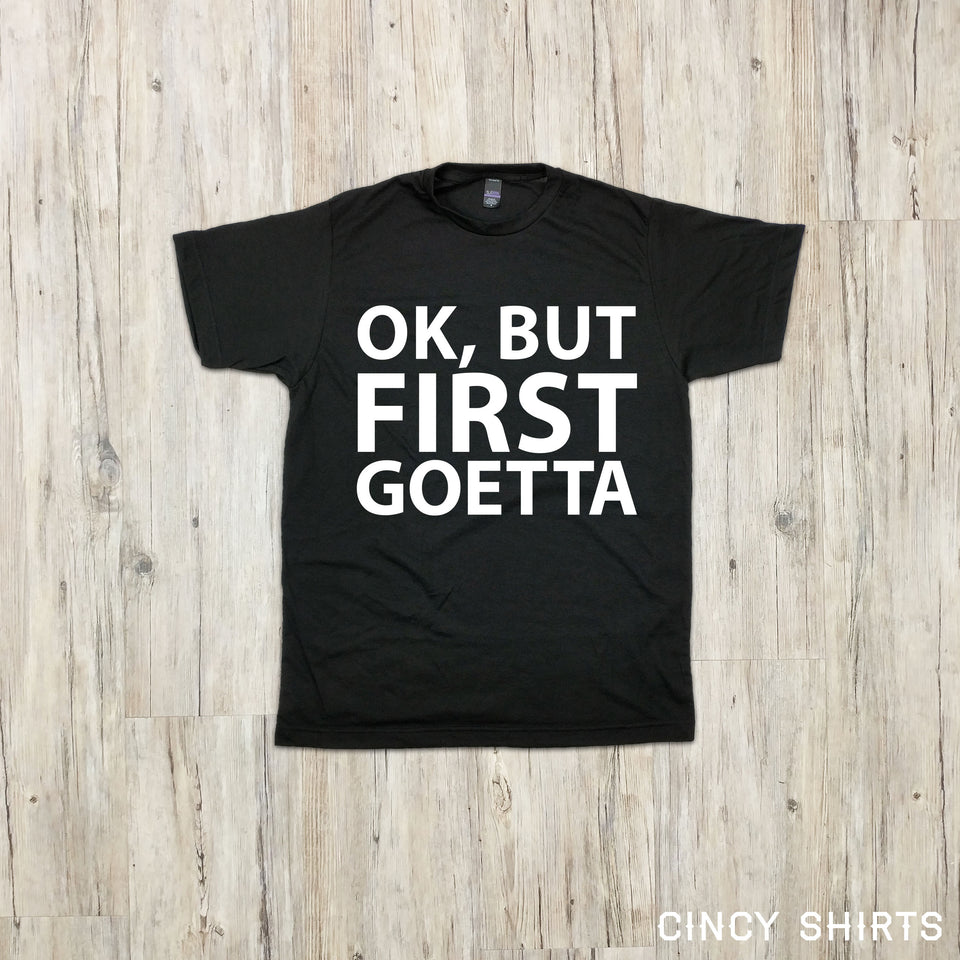 Ok, But First Goetta Youth Tee - Cincy Shirts