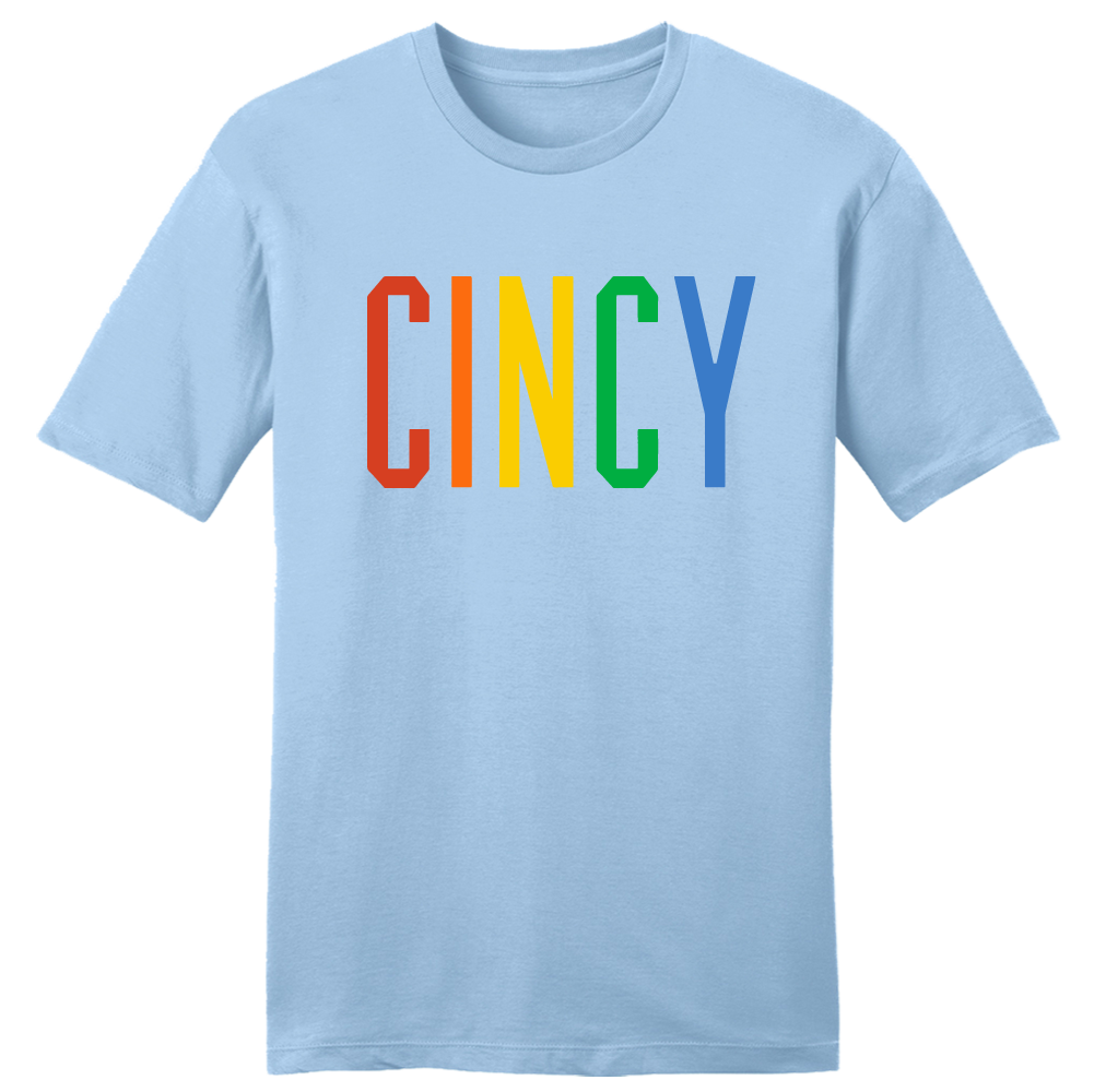 Cincy Block Rainbow Pride - Cincy Shirts