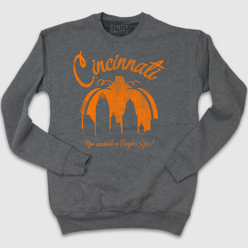Cincinnati Now Available in Pumpkin Spice - Cincy Shirts