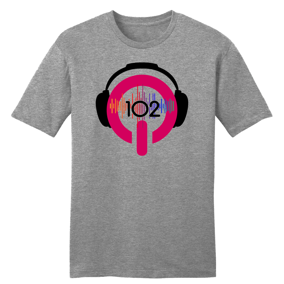 Q102 Headphone Waves Logo - Cincy Shirts