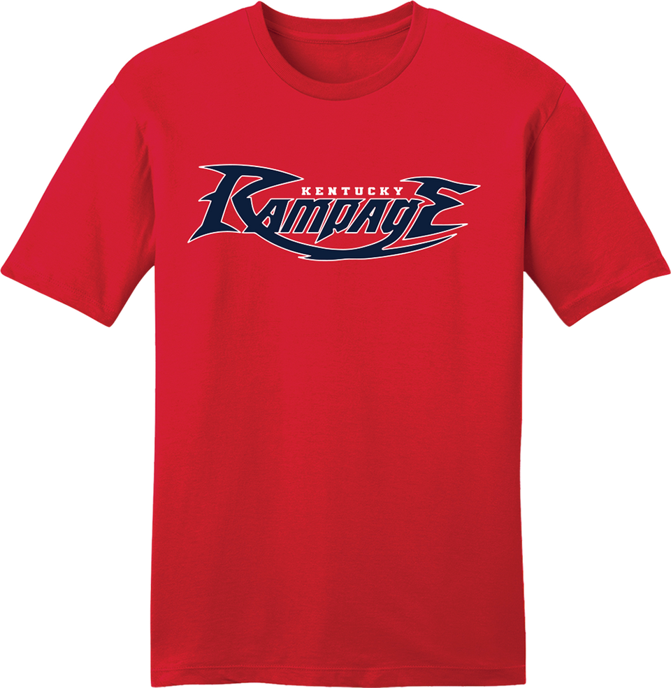 Kentucky Rampage Blue Curved Logo - Cincy Shirts