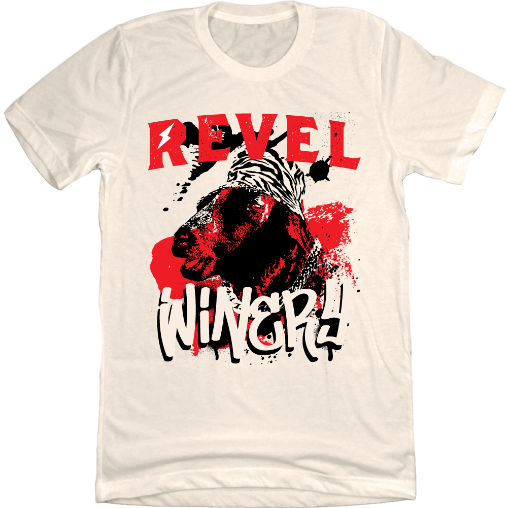 Revel OTR Winery Goat Natural white T-shirt Cincy Shirts