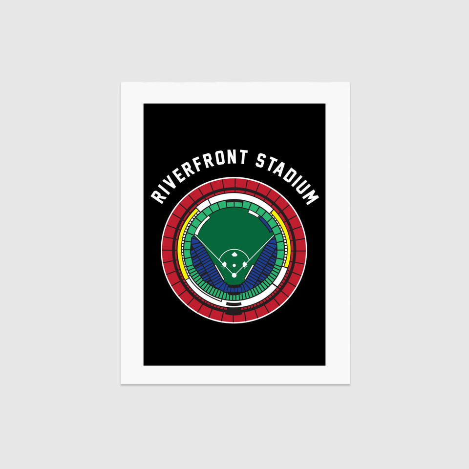 Riverfront Seating Chart Print - Cincy Shirts