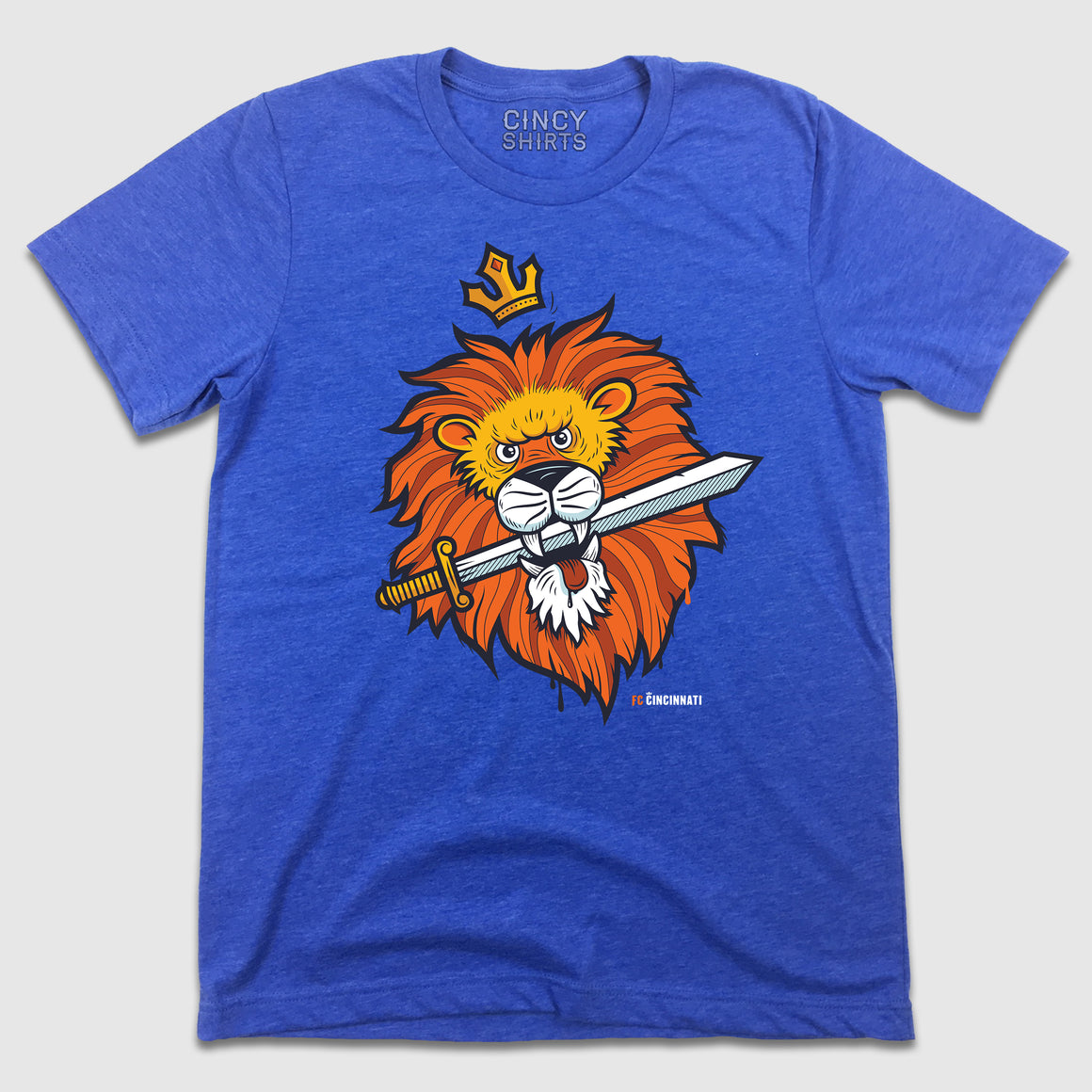 Royal Lion Cartoon - FC Cincinnati - Cincy Shirts