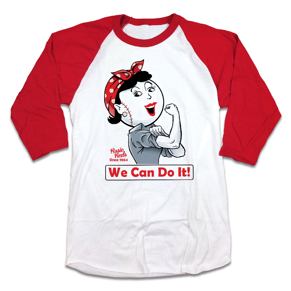 New Era Girl's Cincinnati Reds Red Dipdye V-Neck T-Shirt
