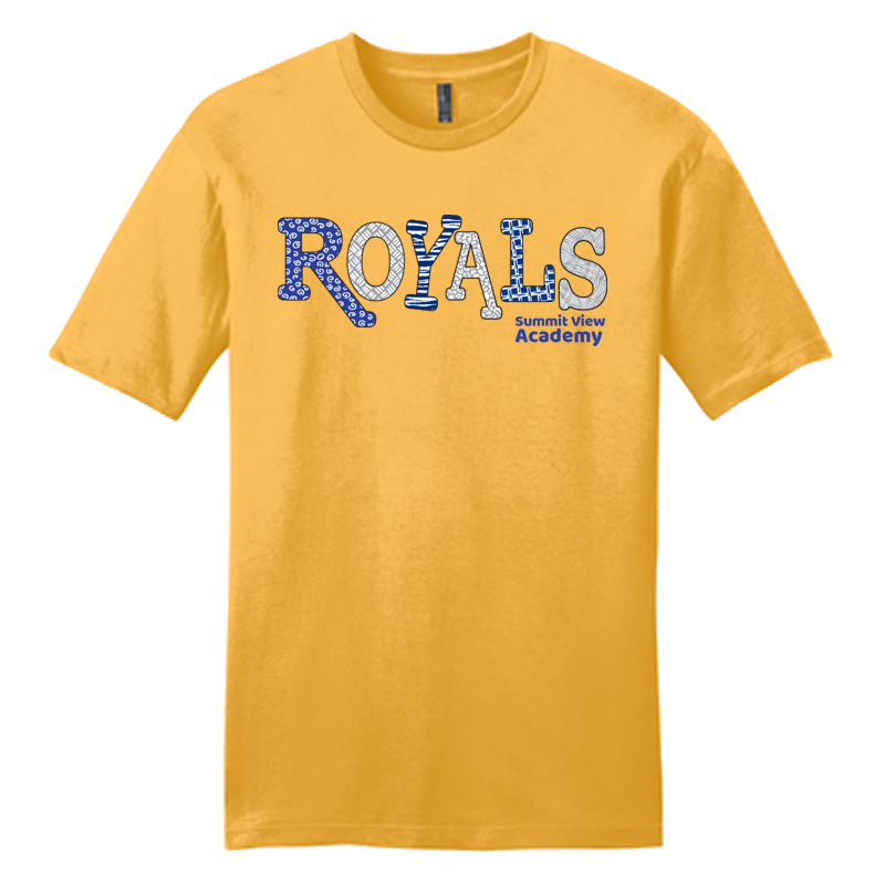 Summit View Academy Royals Big Logo - Cincy Shirts